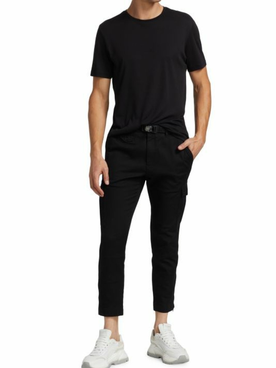 Men * | Dolce&Gabbana Buckle Crop Cargo Pants For Men