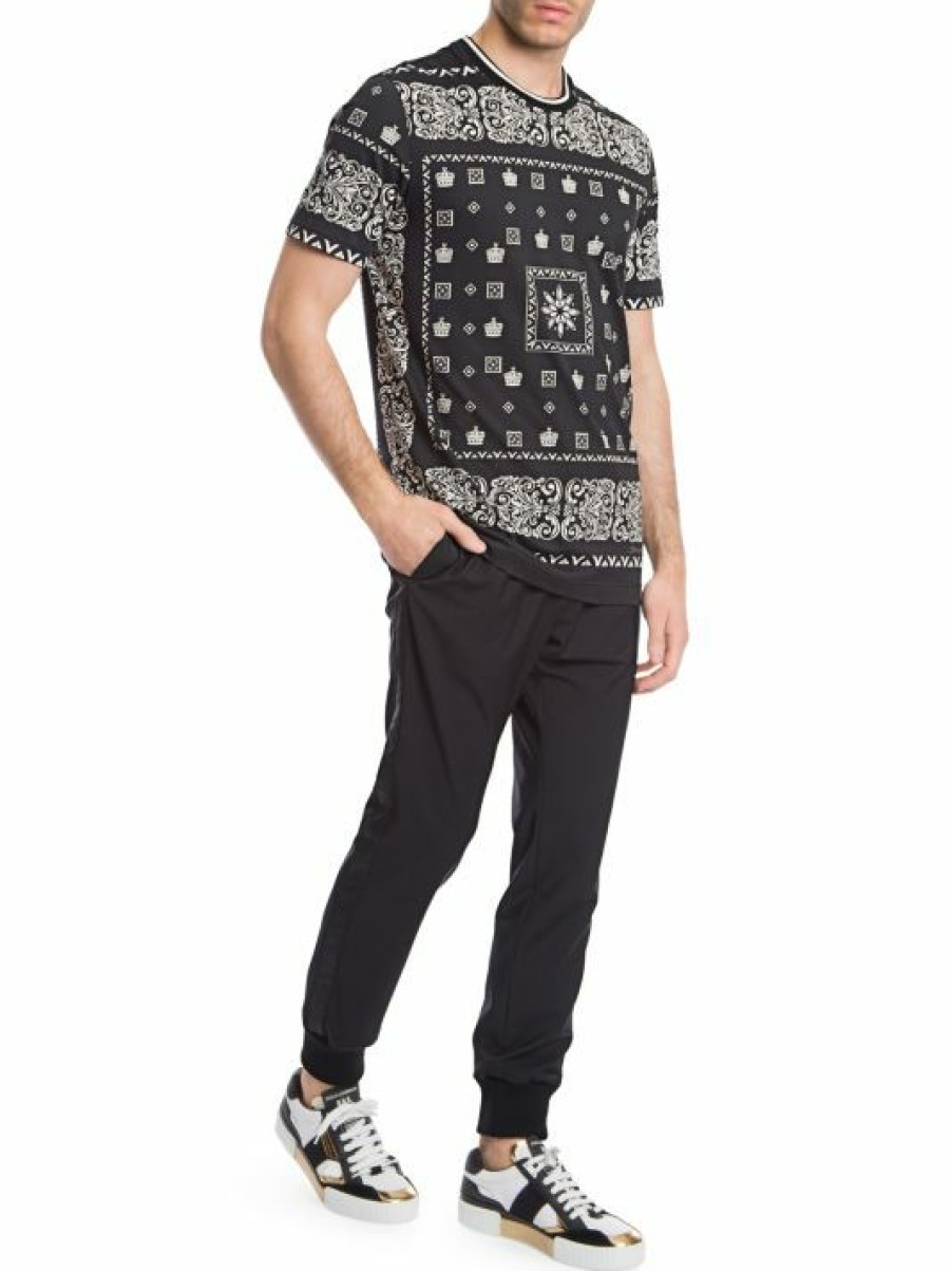 Men * | Dolce&Gabbana Classic Logo Sweatpants For Men