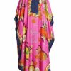 Women'S Clothing * | Dolce&Gabbana Capri Silk Painterly Fruit Kaftan