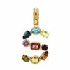 Jewelry * | Dolce&Gabbana Rainbow Alphabet 18K Yellow Gold & Multi Gemstone Initial S Charm