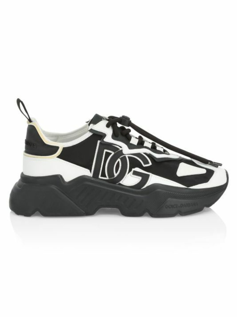 Men * | Dolce&Gabbana Logo Patch Sneakers For Men