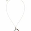 Jewelry * | Dolce&Gabbana Rainbow Alphabet 18K Gold & Gemstone Initial R Pendant Necklace