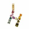 Jewelry * | Dolce&Gabbana Rainbow Alphabet 18K Yellow Gold & Multi Gemstone Initial H Charm