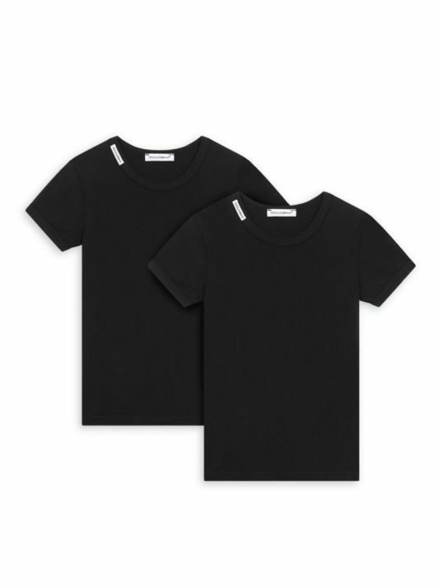 Kids * | Dolce&Gabbana Boy'S 2-Pack T-Shirts For Kids