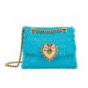 Handbags * | Dolce&Gabbana Devotion Woven Leather Shoulder Bag