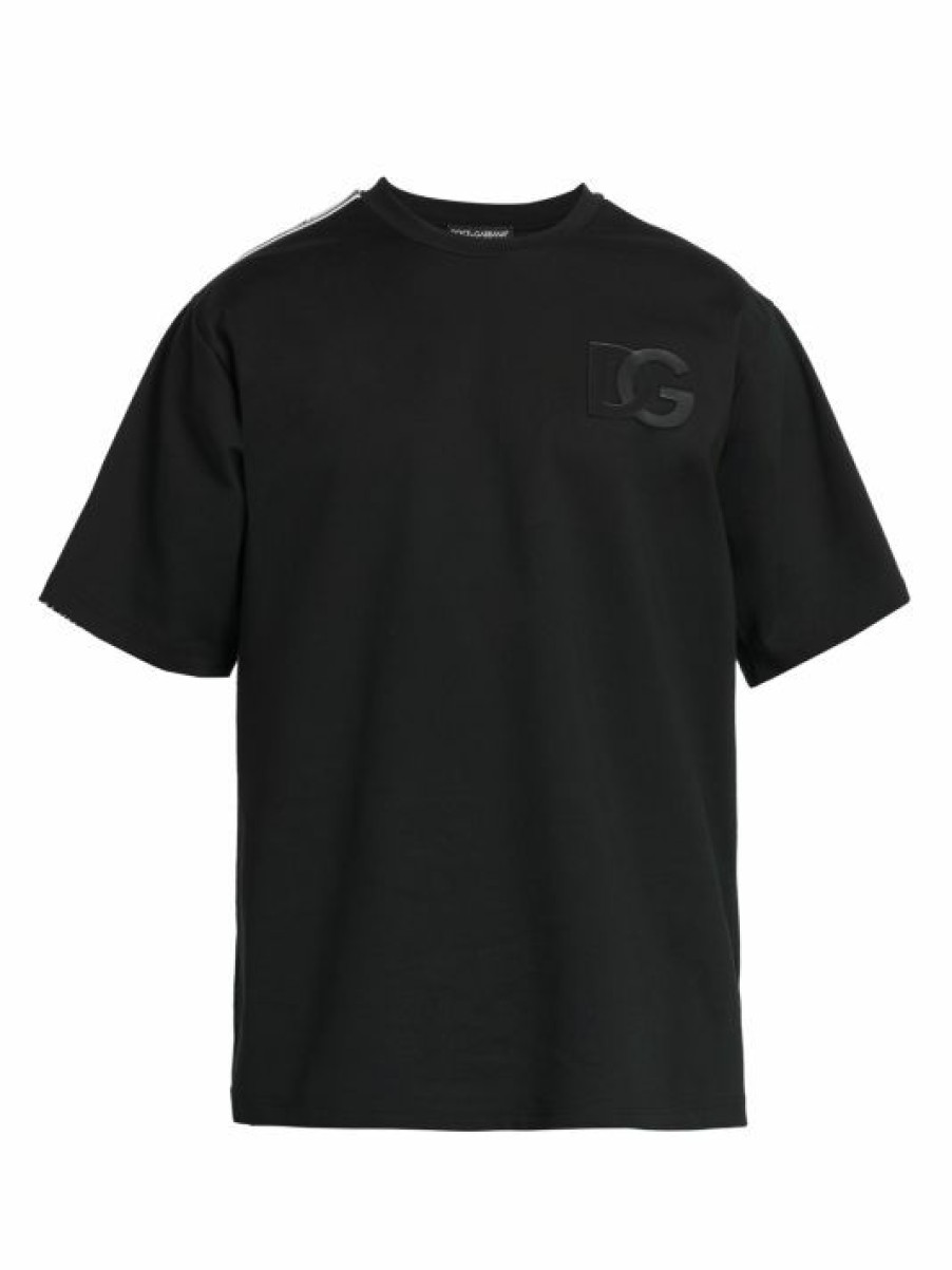 Men * | Dolce&Gabbana Logo-Embossed T-Shirt For Men