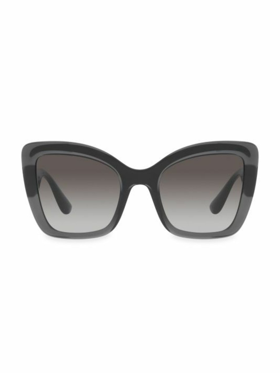 Accessories * | Dolce&Gabbana 53Mm Butterfly Sunglasses