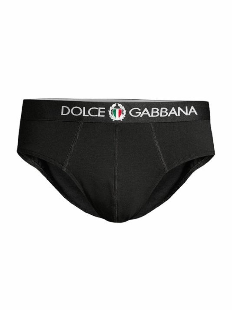 Men * | Dolce&Gabbana Sports Crest Midi Briefs For Men