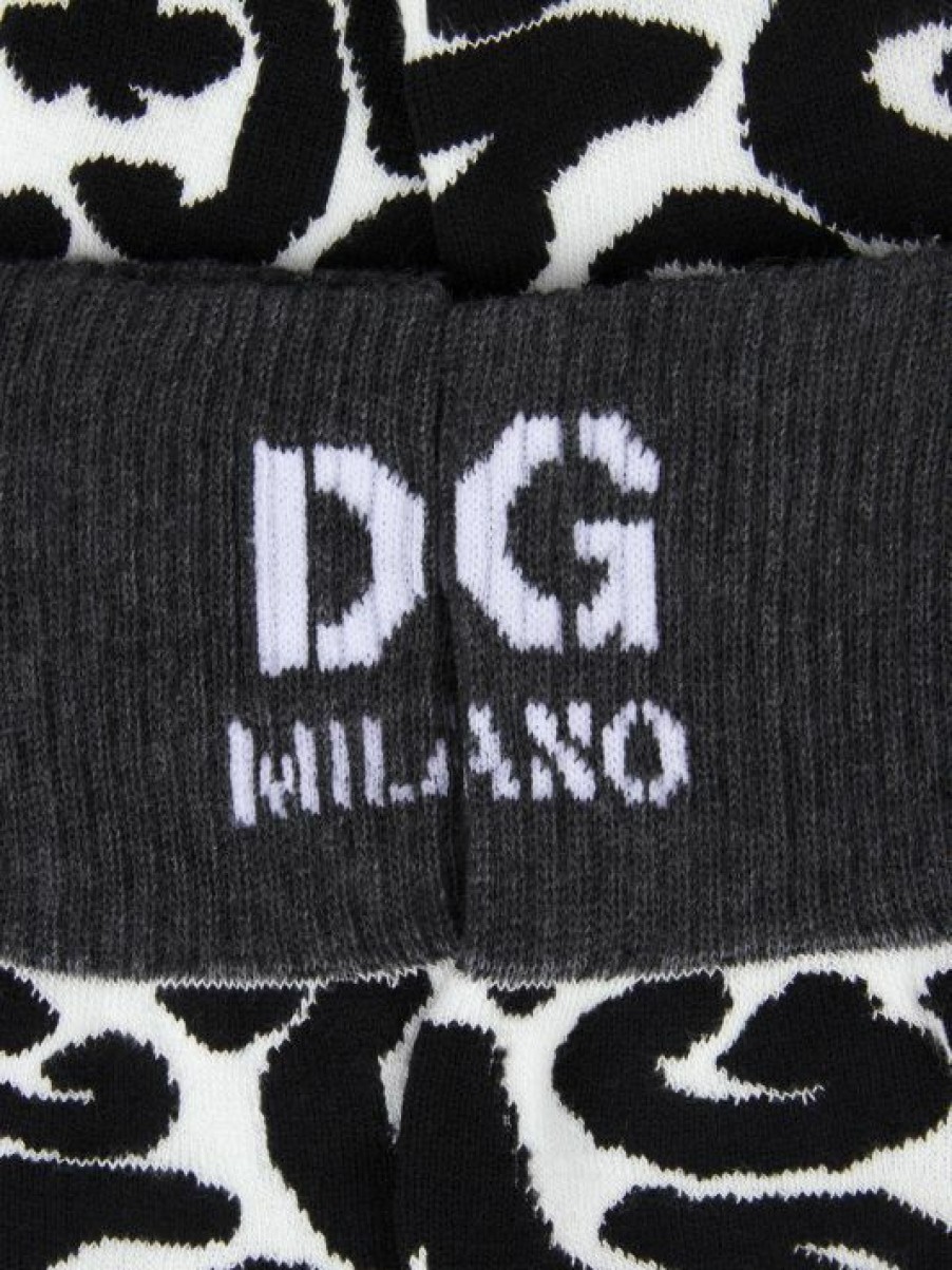 Men * | Dolce&Gabbana Dg Logo Socks For Men