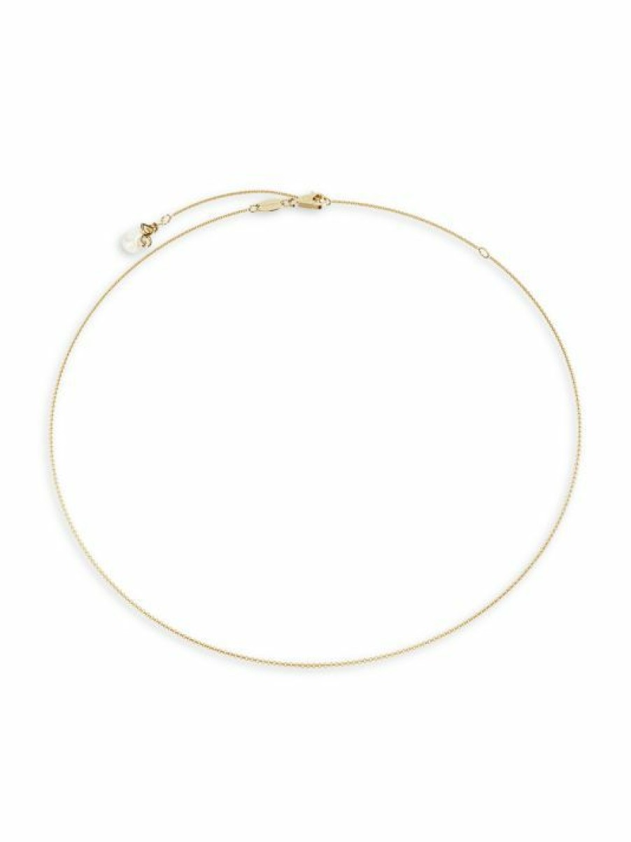 Jewelry * | Dolce&Gabbana 18K Yellow Gold & Freshwater Pearl Chain Necklace