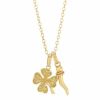 Jewelry * | Dolce&Gabbana 18K Clover & Horn Necklace