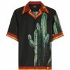 Men * | Dolce&Gabbana Silk Twill Bowling Shirt For Men