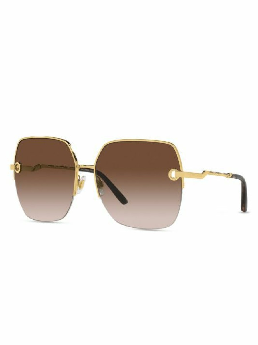 Accessories * | Dolce&Gabbana Devotion 57Mm Square Sunglasses