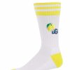 Accessories * | Dolce&Gabbana Logo-Embroidered Lemon Socks For Men