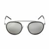 Accessories * | Dolce&Gabbana 53Mm Round Logo Sunglasses For Men