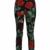 Men * | Dolce&Gabbana Logo Waist & Floral-Print Leggings