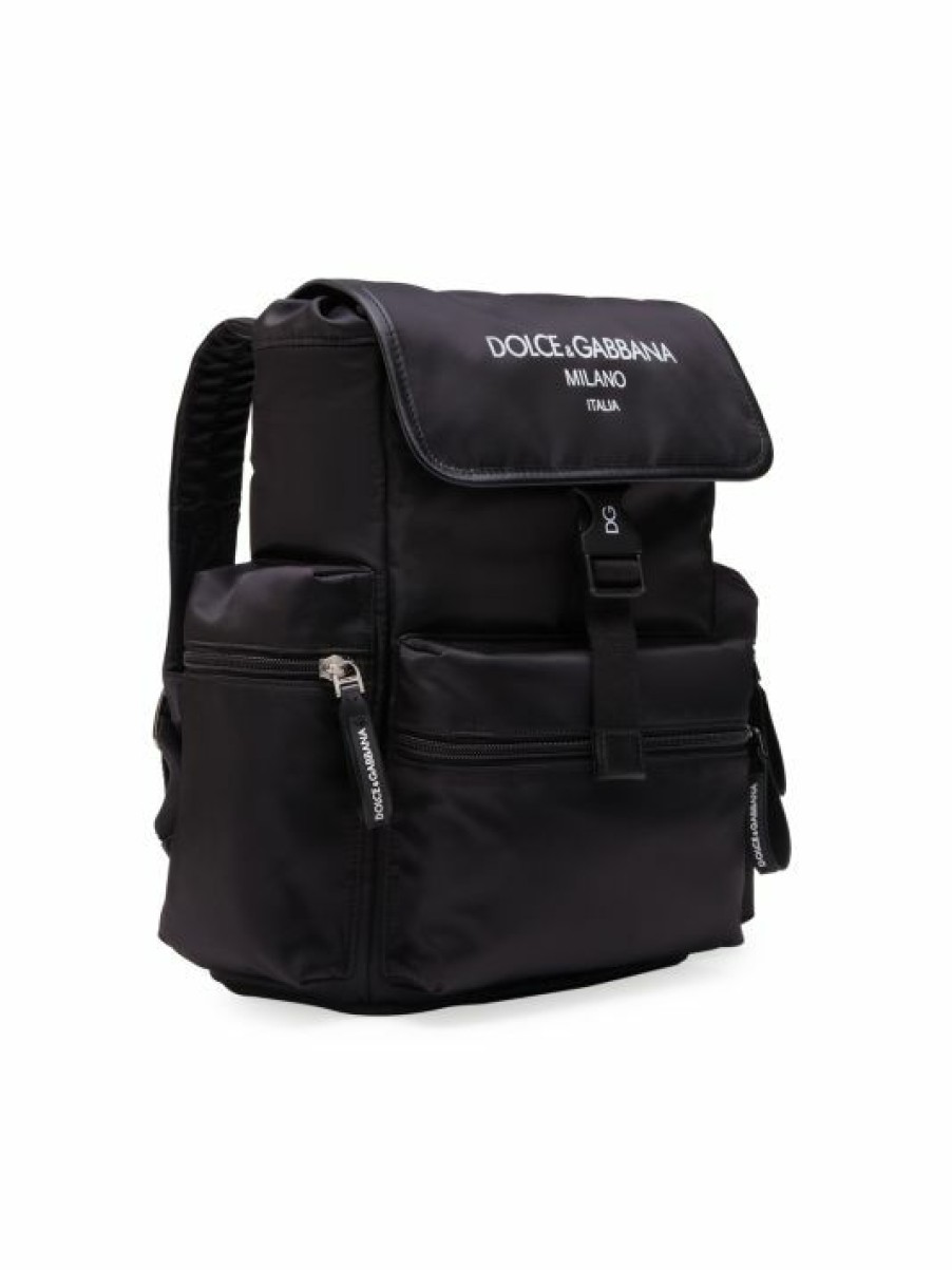 Kids * | Dolce&Gabbana Kid'S Zaino Nylon Backpack For Kids