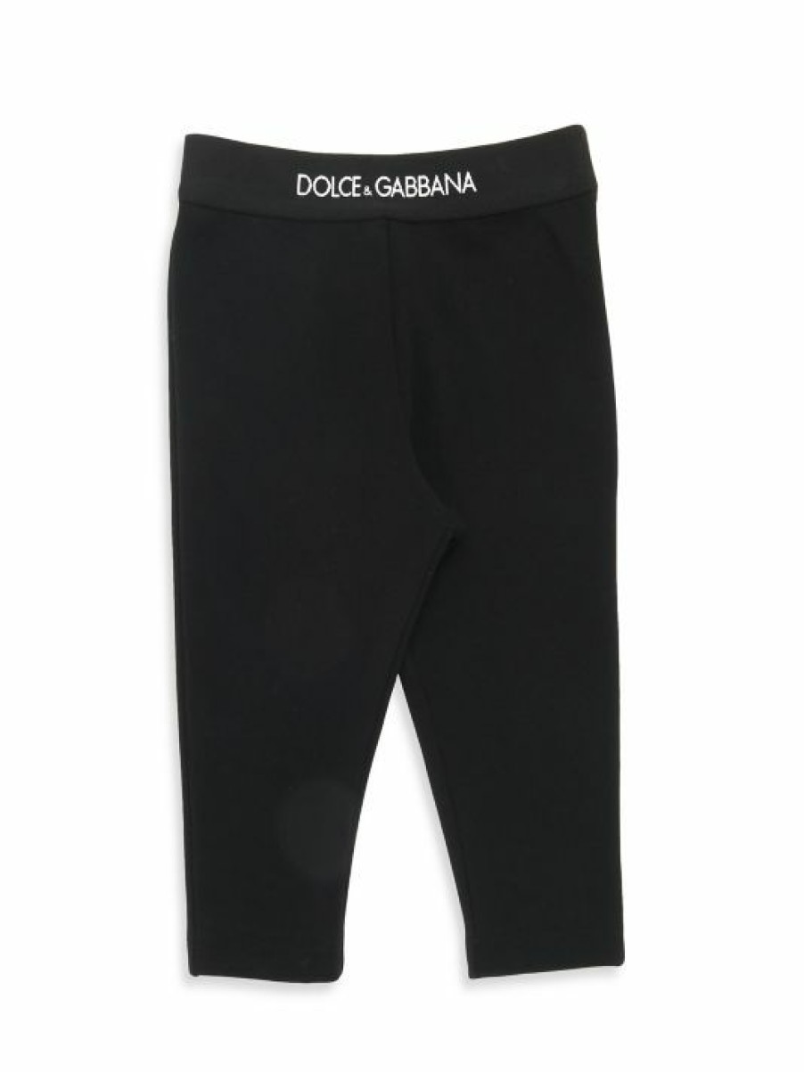 Kids * | Dolce&Gabbana Baby Girl'S Stretch Logo Leggings For Kids