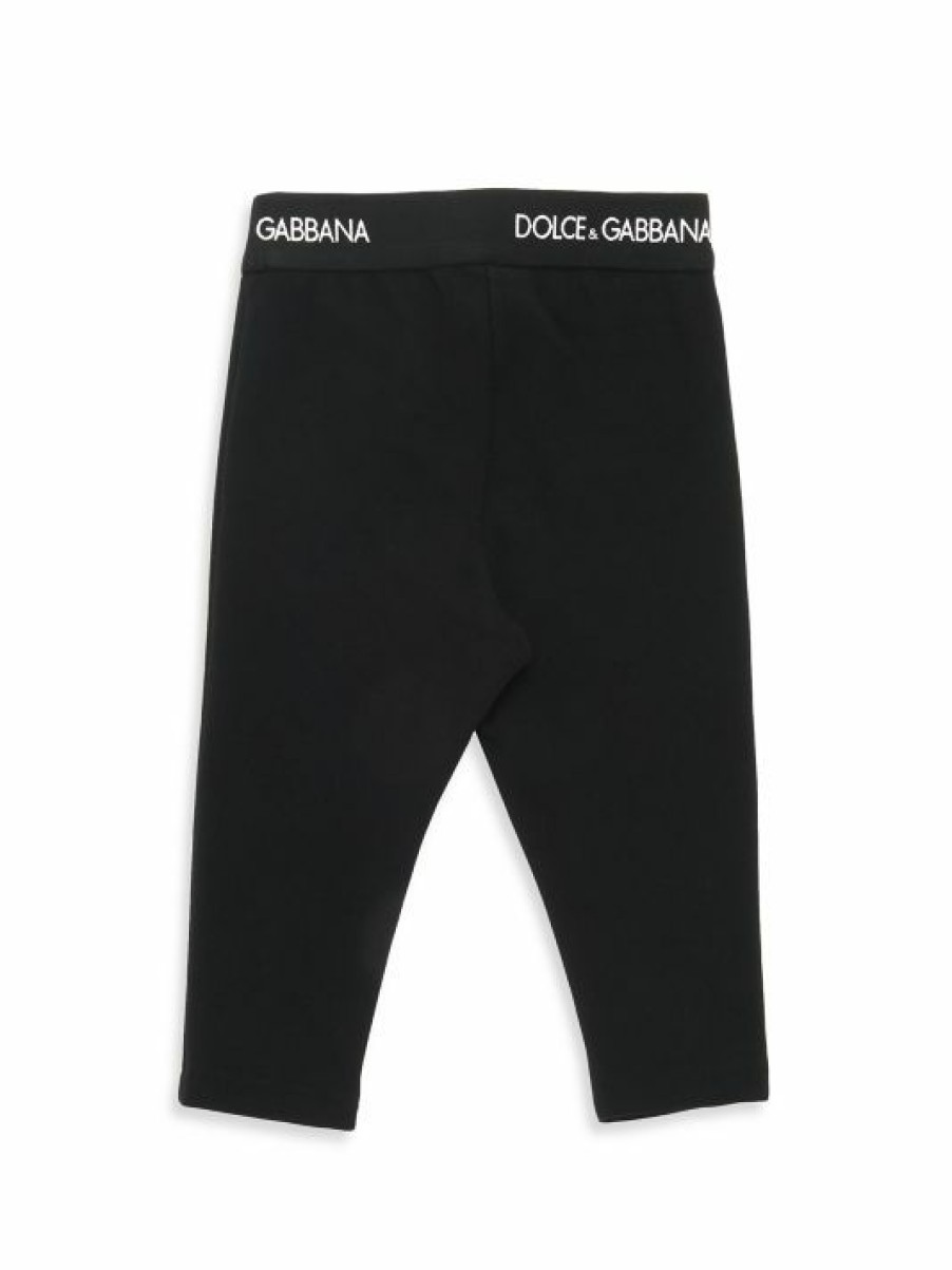 Kids * | Dolce&Gabbana Baby Girl'S Stretch Logo Leggings For Kids