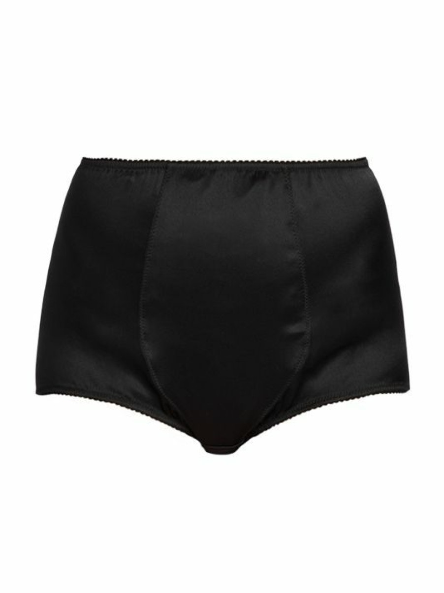 Women'S Clothing * | Dolce&Gabbana Silk-Blend High-Waisted Boyshort Panty