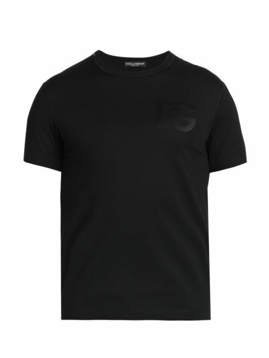 Men * | Dolce&Gabbana Logo Cotton T-Shirt For Men