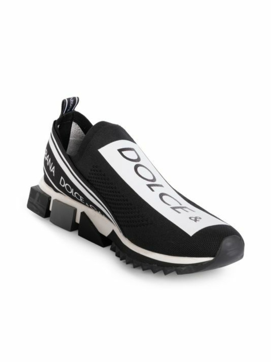 Men * | Dolce&Gabbana Sorrento Bassa Maglina Tech Knit Sneakers For Men