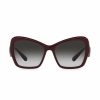 Accessories * | Dolce&Gabbana 55Mm Cat Eye Sunglasess Bordeaux