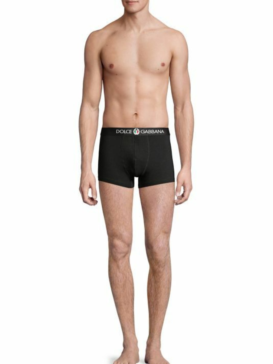 Men * | Dolce&Gabbana Sport Crest Boxer Briefs For Men