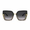 Accessories * | Dolce&Gabbana 52Mm Half-Print Butterfly Sunglasses