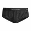 Men * | Dolce&Gabbana Brando Pinstripe Briefs For Men