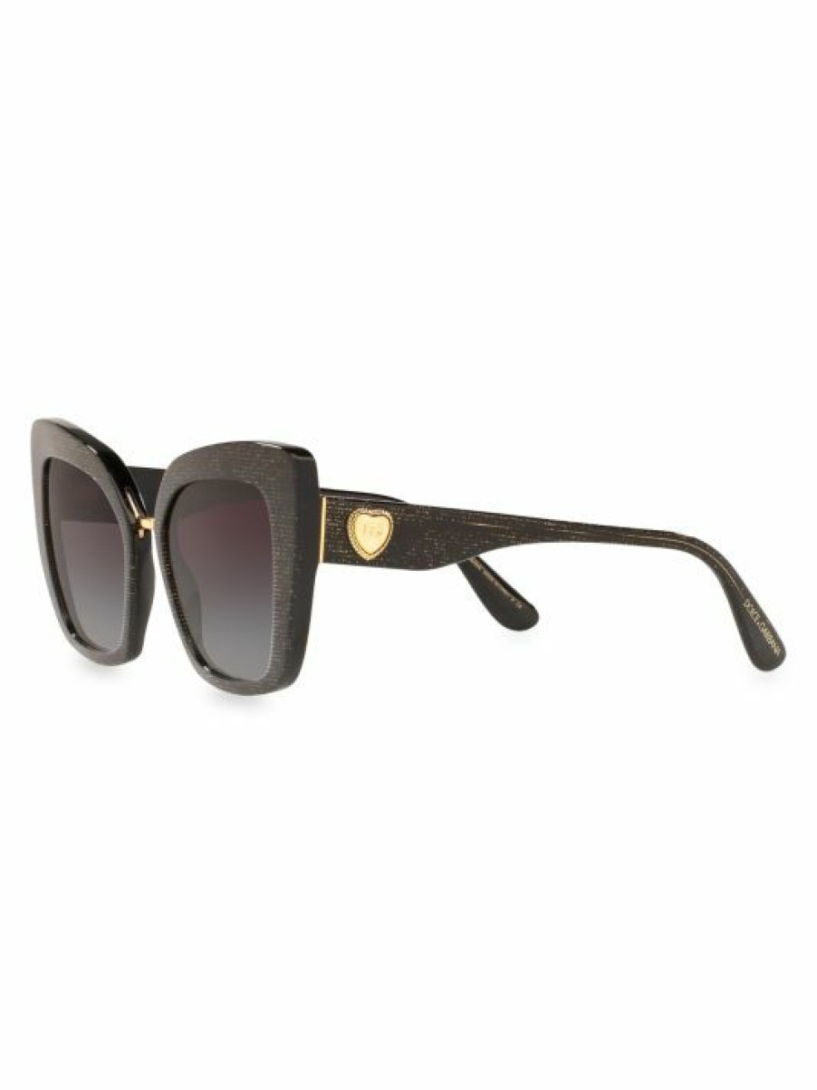 Accessories * | Dolce&Gabbana 52Mm Cat Eye Sunglasses