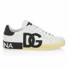 Men * | Dolce&Gabbana Portofino Logo Sneakers For Men