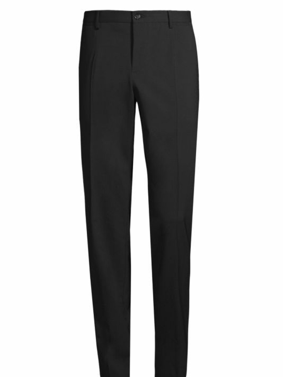 Men * | Dolce&Gabbana Wool Stretch Single Pleated Pants For Men