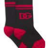 Accessories * | Dolce&Gabbana Kid'S Logo Socks For Kids