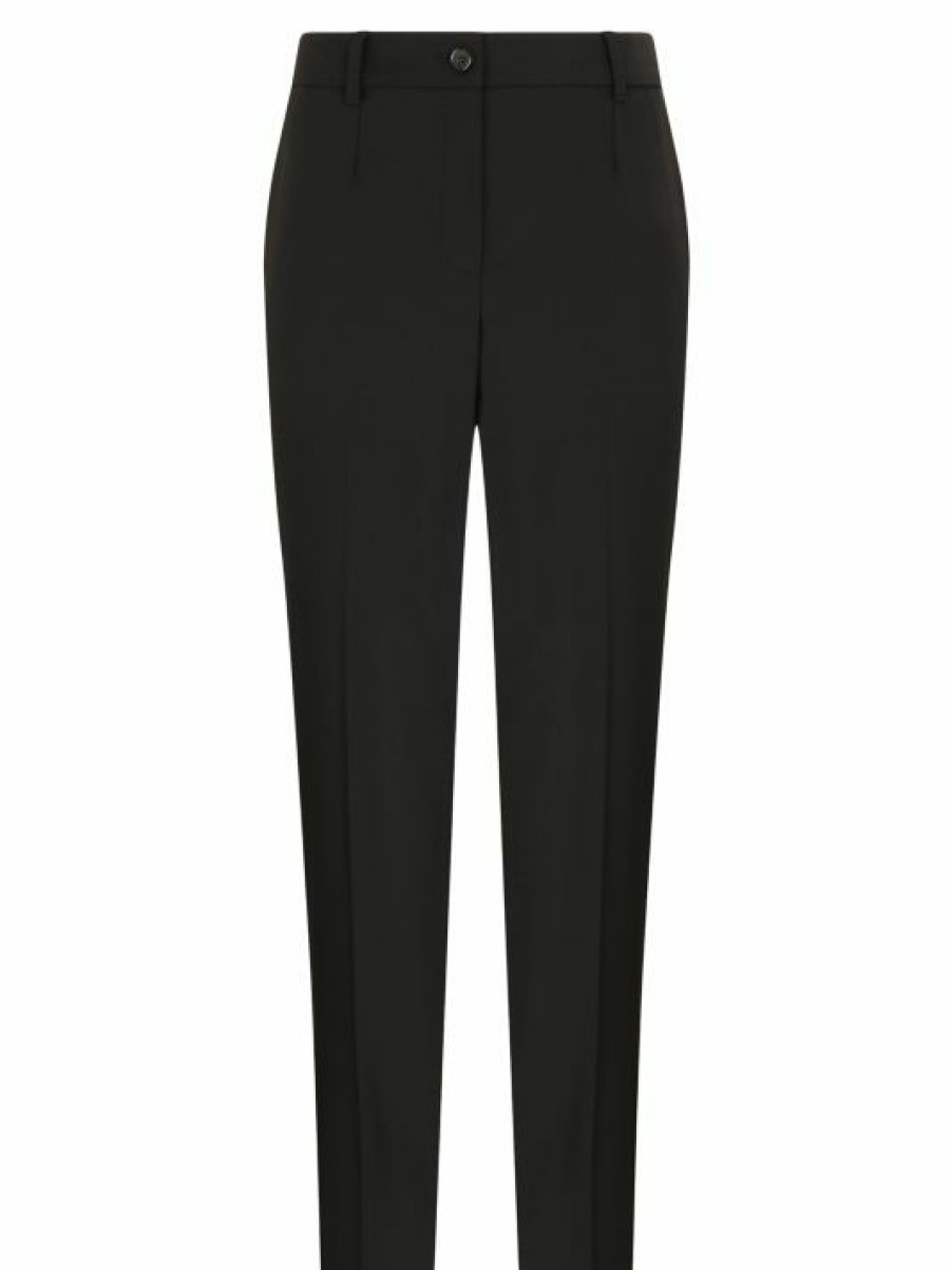 Men * | Dolce&Gabbana Stretch Wool Tailored Pants