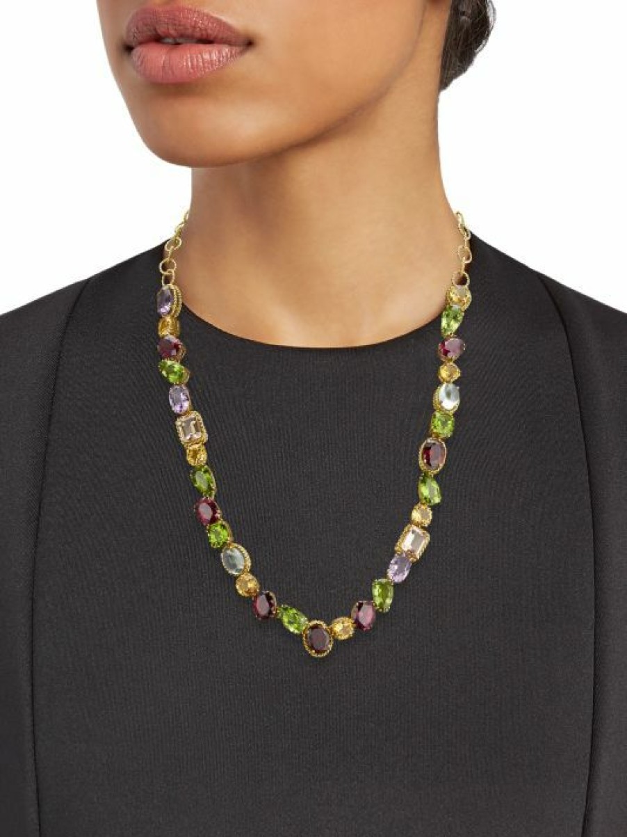 Jewelry * | Dolce&Gabbana 18K Yellow Gold & Multi-Stone Necklace