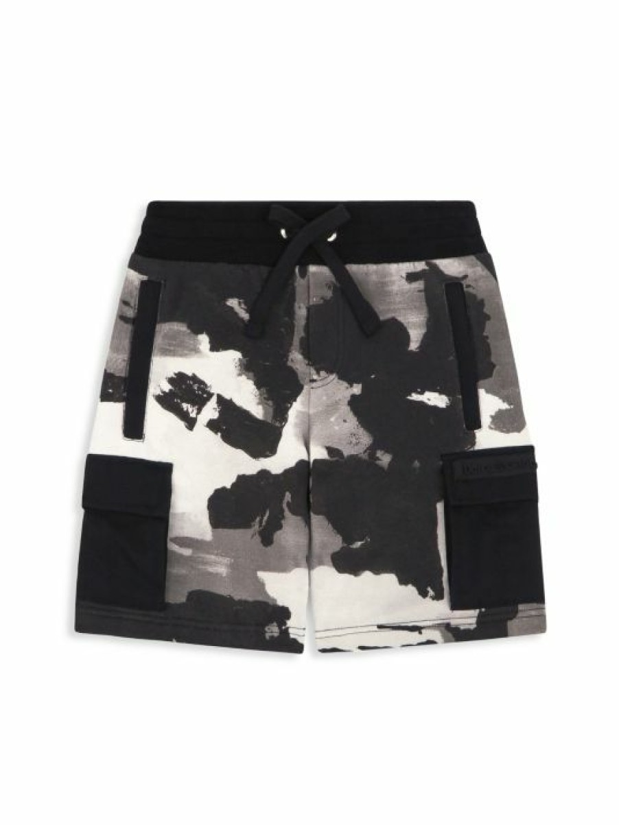 Kids * | Dolce&Gabbana Little Boy'S & Boy'S Camouflage Shorts For Kids