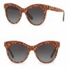 Accessories * | Dolce&Gabbana Dg4311 Glitter Floral 51Mm Cat Eye Sunglasses