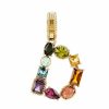 Jewelry * | Dolce&Gabbana Rainbow Alphabet 18K Yellow Gold & Multi Gemstone Initial D Charm