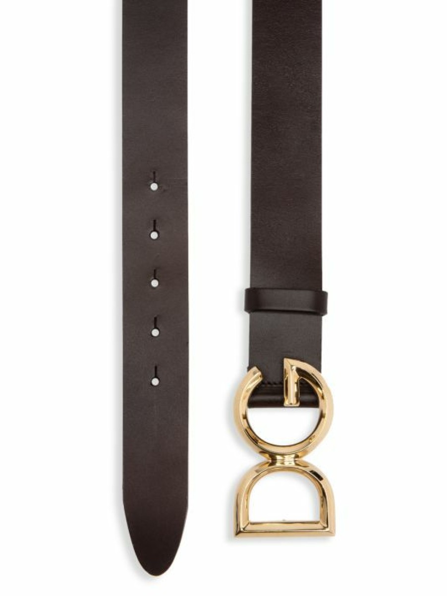 Accessories * | Dolce&Gabbana Dg Logo Buckle Belt For Men