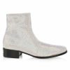 Men * | Dolce&Gabbana Ariosto Crystal Ankle Boots For Men