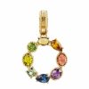 Jewelry * | Dolce&Gabbana Rainbow Alphabet 18K Yellow Gold & Multi Gemstone Initial O Charm