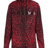 Men * | Dolce&Gabbana Leopard-Print Hooded Windbreaker Jacket For Men