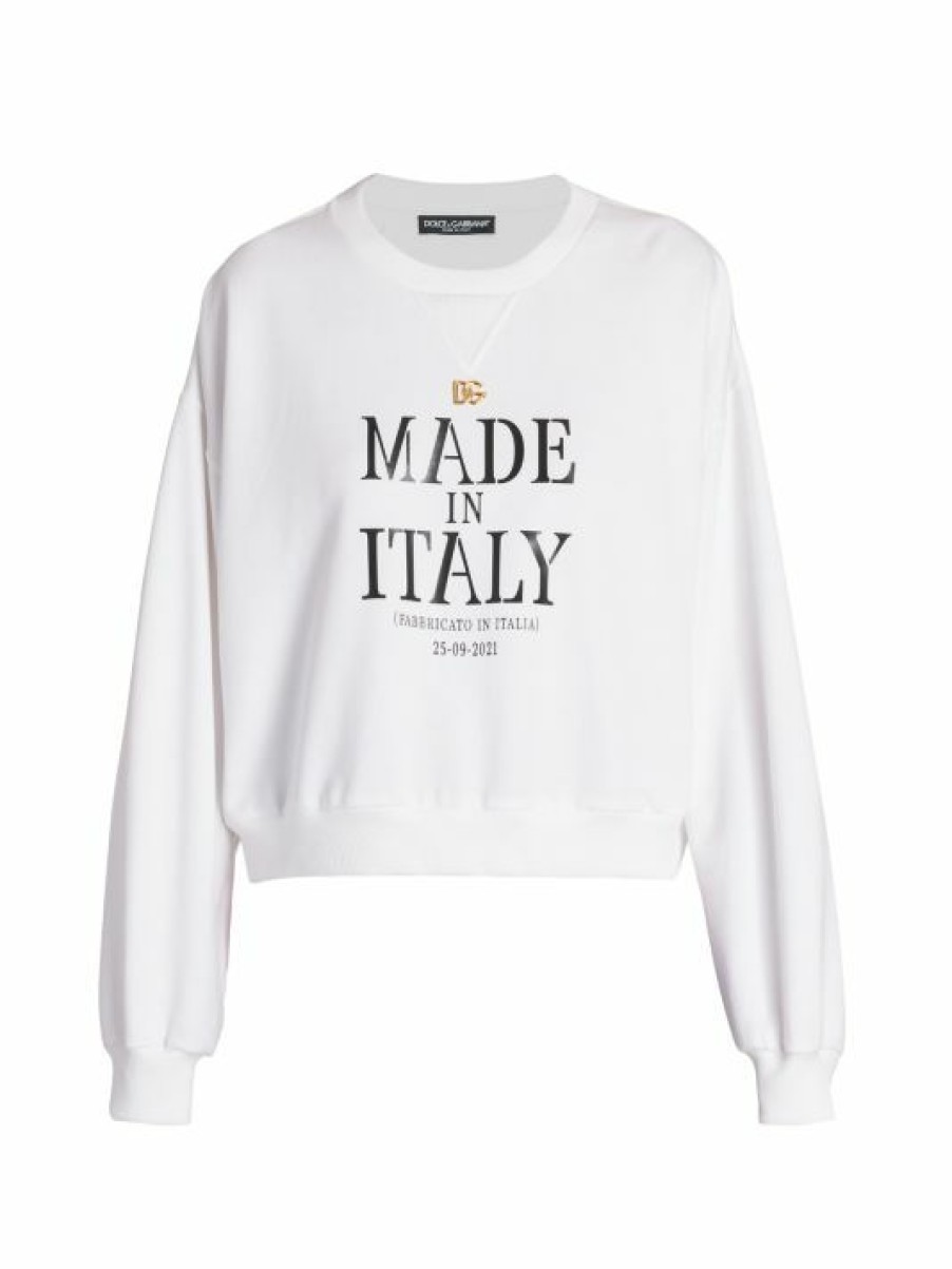 Women'S Clothing * | Dolce&Gabbana Made In Italy Oversized Sweatshirt