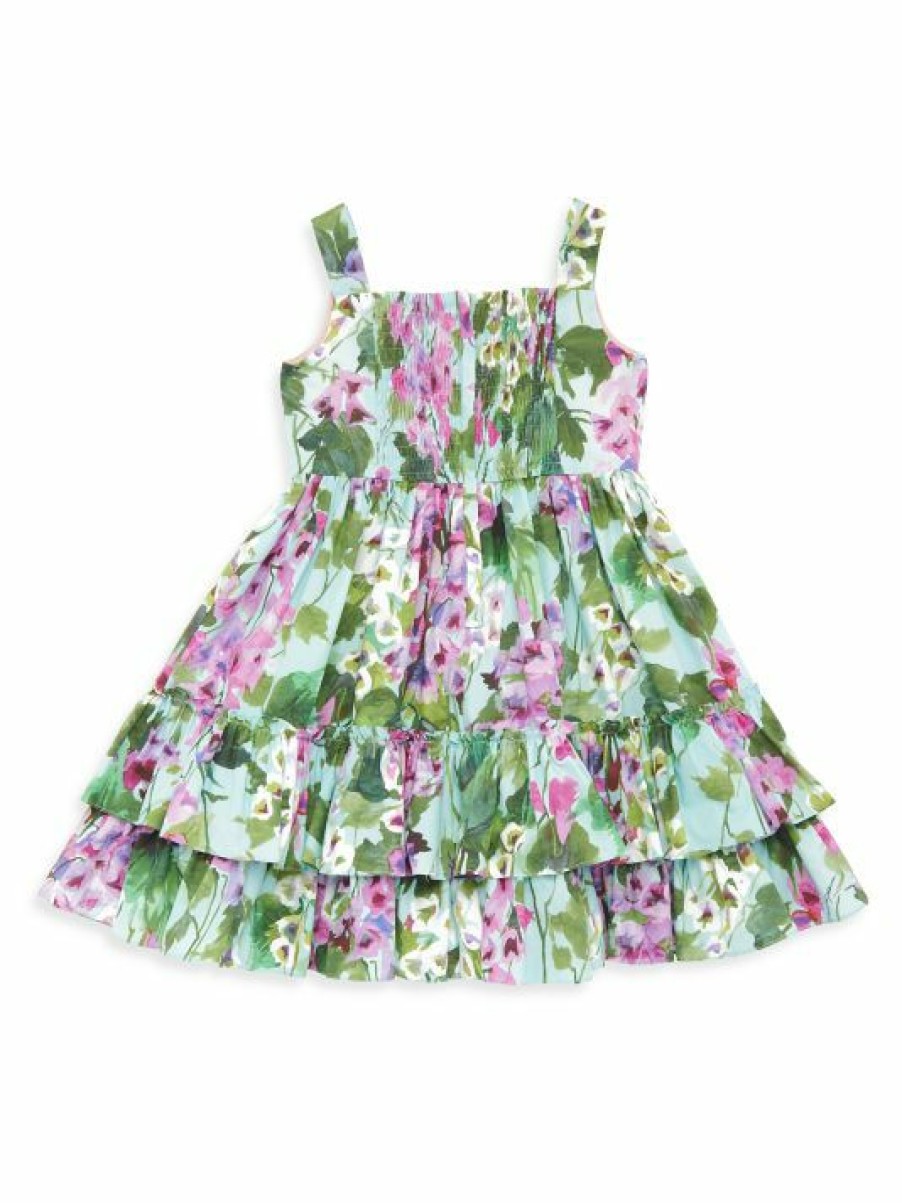 Kids * | Dolce&Gabbana Little Girl'S & Girl'S Floral Cotton Sundress For Kids