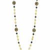 Jewelry * | Dolce&Gabbana 18K Yellow Gold Black Sapphire & Jade Necklace