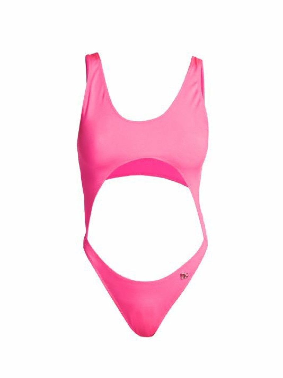 Women'S Clothing * | Dolce&Gabbana Micro Logo One-Piece Swimsuit