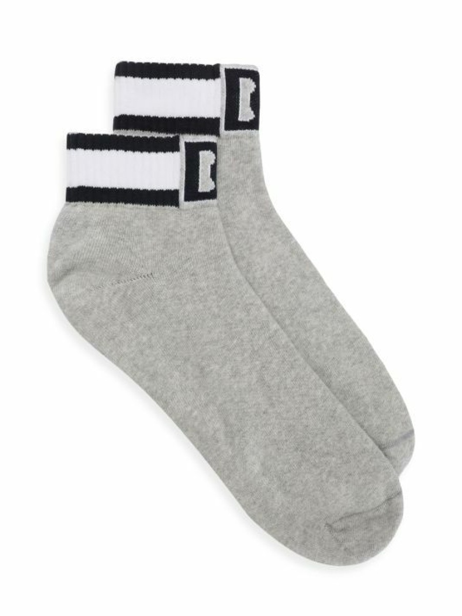 Accessories * | Dolce&Gabbana Cotton Ankle Socks For Men