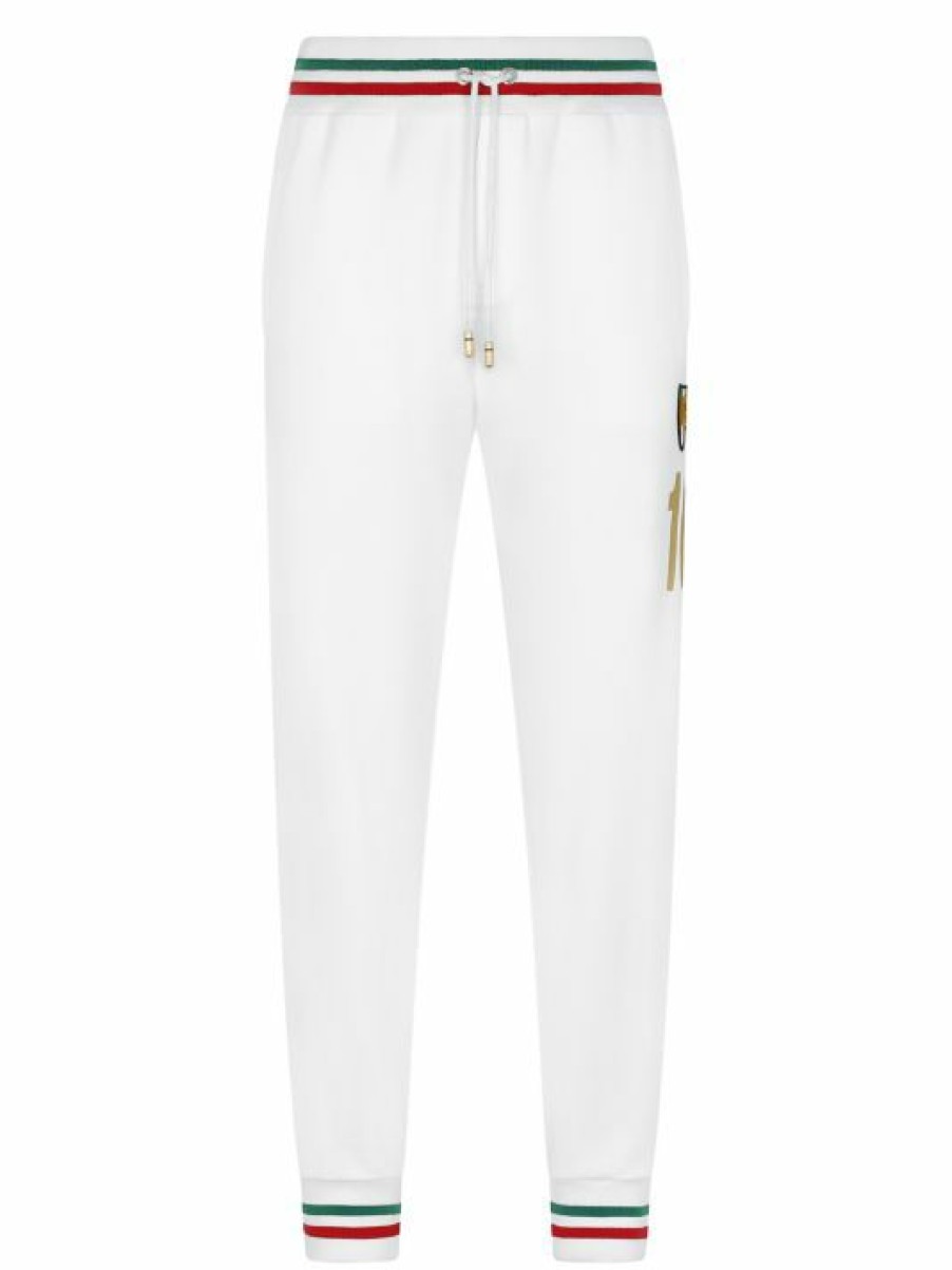 Men * | Dolce&Gabbana Stripe-Trim Cotton Joggers For Men