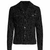 Men * | Dolce&Gabbana Leo Flocked Denim Jacket For Men